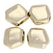Irregular nugget bead 11x11 mm - Gold-plated x1