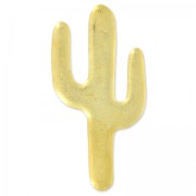 cactus spacer 2 holes 80mm Satin gold tone x1