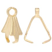 Pendant fasteners 10 mm - Gold x10