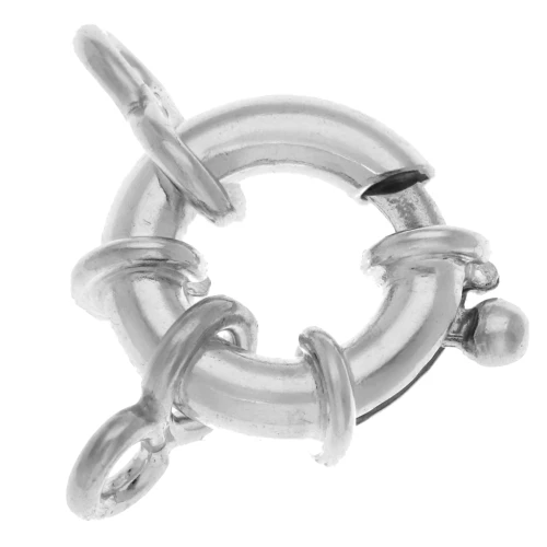 11 mm buoy clasp for bracelet or necklace - Silver 925 x1