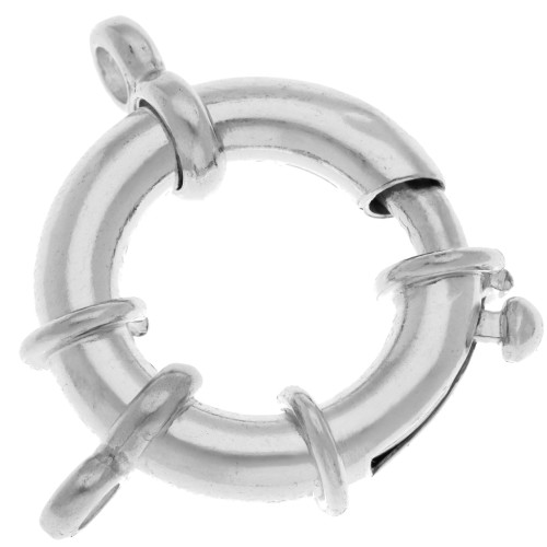 21 mm buoy clasp for bracelet or necklace - Silver 925 x1