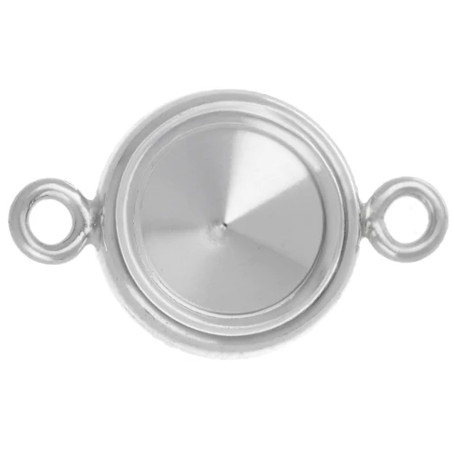 Spacer for PureCrystal cabochon 1122 8 mm - Silver 925 x1