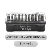 Punches ImpressArt Signature 3 mm for steel - Alphabet Majuscules BROOKLYN x33|raw }}