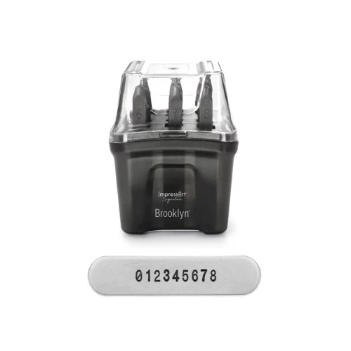 Punches ImpressArt Signature 3 mm for steel - Numbers from 0 to 8 - Brooklyn x9