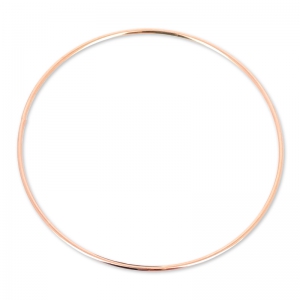 Jonc bracelet 70 mm Pink fine Gold plated x1