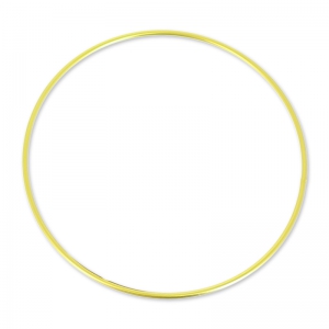 Jonc bracelet 70 mm Satin Pink fine Gold plated x1