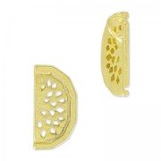Charm Water melon 13 mm gold tone x1