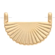 Fan Spacer 12x16 mm 2 rings - Gold plated x1