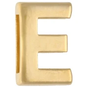 Alphabet Letter Stamp, 15x10 mm - E - for 10 mm ribbon - Fine gold plated x1