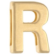 Alphabet Letter Stamp, 15x11.5 mm - R - for 10 mm ribbon - Fine gold plated x1