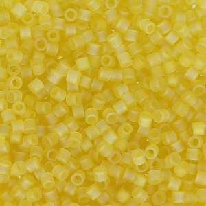 Miyuki Delica 15/0 DBS0854 - Matte Transparent Yellow AB x5g