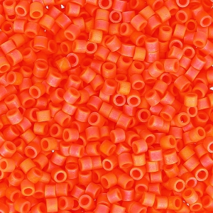 Miyuki Delica 15/0 DBS0872 - Matte Opaque Orange AB x5g