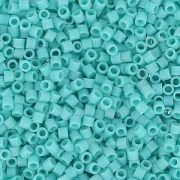 Miyuki Delica 15/0 DBS0878 - Matte Opaque Turquoise Green AB x5g