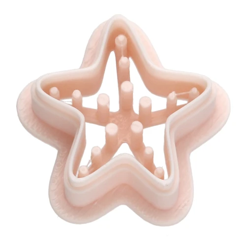 Starfish cookie cutter 20 mm biodegradable polymer - Beige x1