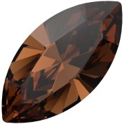 Swarovski 4228 6x3 mm navettes - Reinvented Smoked Topaz x4