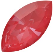 Swarovski 4228 10x5 mm navette - Crystal Poppy Red Ignite x1