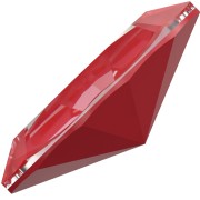 Swarovski 4228 10x5 mm navette - Crystal Poppy Red Ignite x1