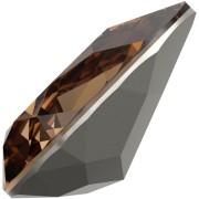 Cabochon Swarovski 4320 10x7 mm - ReCreated Light Smoked Topaz x1