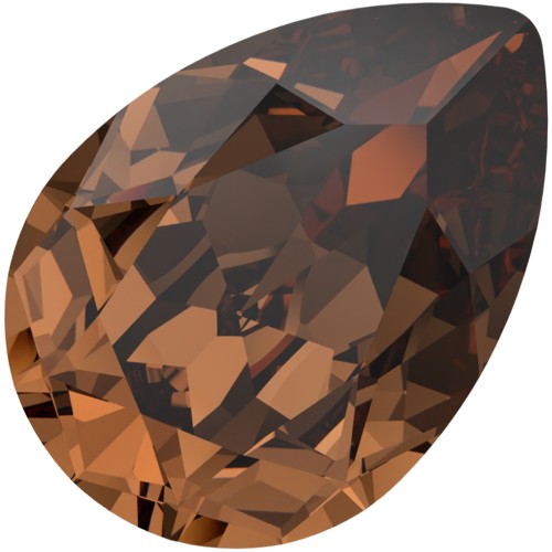 Cabochon Swarovski 4320 14x10 mm - ReCreated Smoked Topaz x1