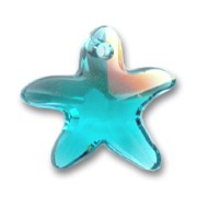 Starfish Swarovski 6721 16 mm - Indicolite x1