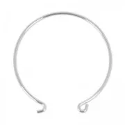 Jonc bracelet to decorate 57 mm fine silver plating x1