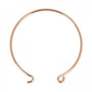 Jonc bracelet to decorate 57 mm Rose gold tone HQ x1|raw }}