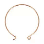 Jonc bracelet to decorate 57 mm Rose gold tone HQ x1