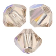 Swarovski bicones 5328 3 mm - Light Silk AB x50|raw }}