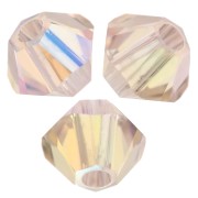 Swarovski crystal spinning tops 5328 3 mm - Silk Shimmer 2X x50