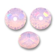 Swarovski 5040 Flat round 6mm Rose Water Opal x1