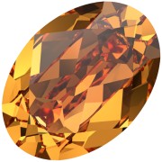 Cabochon Swarovski 4120 8x6 mm - Dark Orange x1