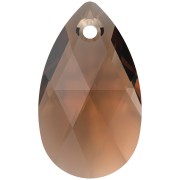 Teardrop Swarovski 6106 22 mm - ReCreated Smoked Topaz x1