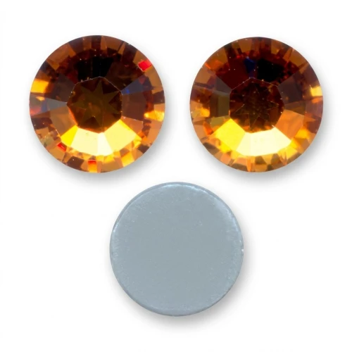 Swarovski crystal 2.6 mm Topaz rhinestones to stick x36