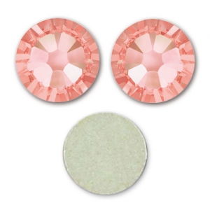 Swarovski crystal 2.6 mm Pink Peach rhinestones to stick x36