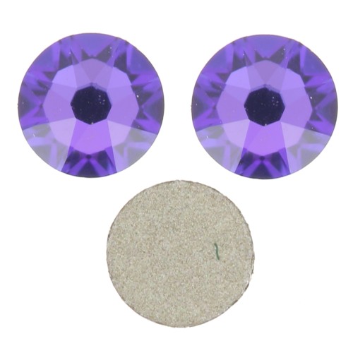 3 mm Swarovski crystal adhesive strass - Crystal Heliotrope x36