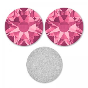 Swarovski stick-on rhinestones 4mm Rose x36