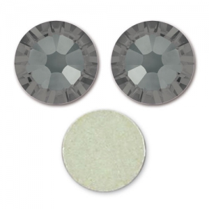 Swarovski stick-on rhinestones 4mm Crystal Silver Night x36