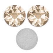 Swarovski crystal 4 mm Light Silk rhinestones to stick x36