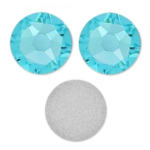 Swarovski stick-on rhinestones 5mm Light Turquoise x36