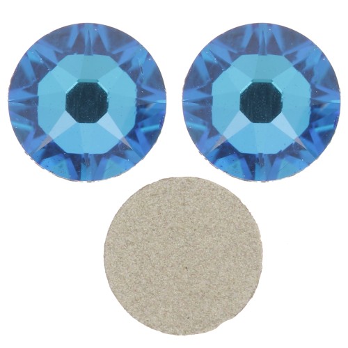 5mm Swarovski stick-on rhinestones - Crystal Bermuda Blue x36