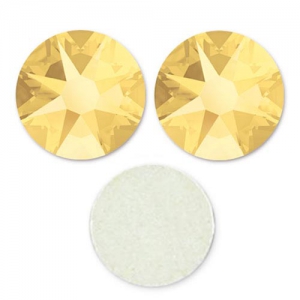 Swarovski 6 mm Crystal Metallic Sunshine rhinestones x10