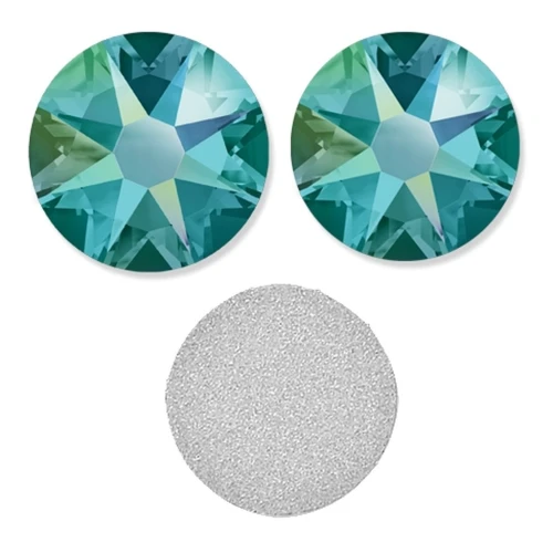 Swarovski 2088 6 mm Blue Zircon Shimmer strass x10