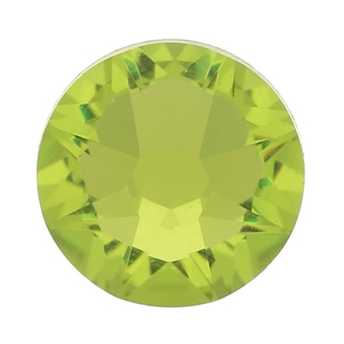 6mm Swarovski stick-on rhinestones - Citrus Green x10