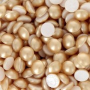 Hotfix Rhinestones Swarovski 2080/4 - 4 mm Vintage Gold Pearl x20