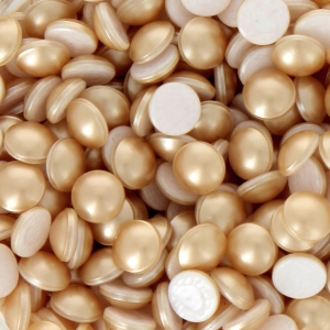 Strass Hotfix Swarovski 2080/4 - 4 mm Vintage Gold Pearl x20