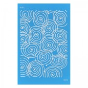 Silk Screen Moiko 74x105 mm- Motif spirales 4.03|raw }}