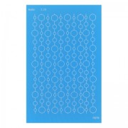 Silk Screen Moiko 74x105 mm- Motif chaine perlée 3.26|raw }}