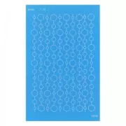 Silk Screen Moiko 74x105 mm- Motif chaine perlée 3.26