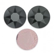 Swarovski Hotfix Rhinestones 3mm Jet Hematite x36