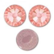 Swarovski Hotfix rhinestones 5mm Rose Peach x36